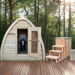 Dundalk CT Mini POD 4 Person Outdoor Sauna CTC77MW