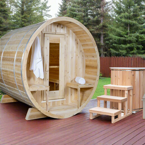 Dundalk CT Serenity MP 6 Person Barrel Sauna CTC2245MP