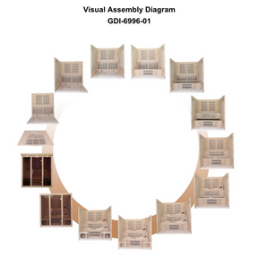 Golden Designs "Monaco" 6-person PureTech™ Near Zero EMF FAR Infrared Sauna - GDI-6996-01