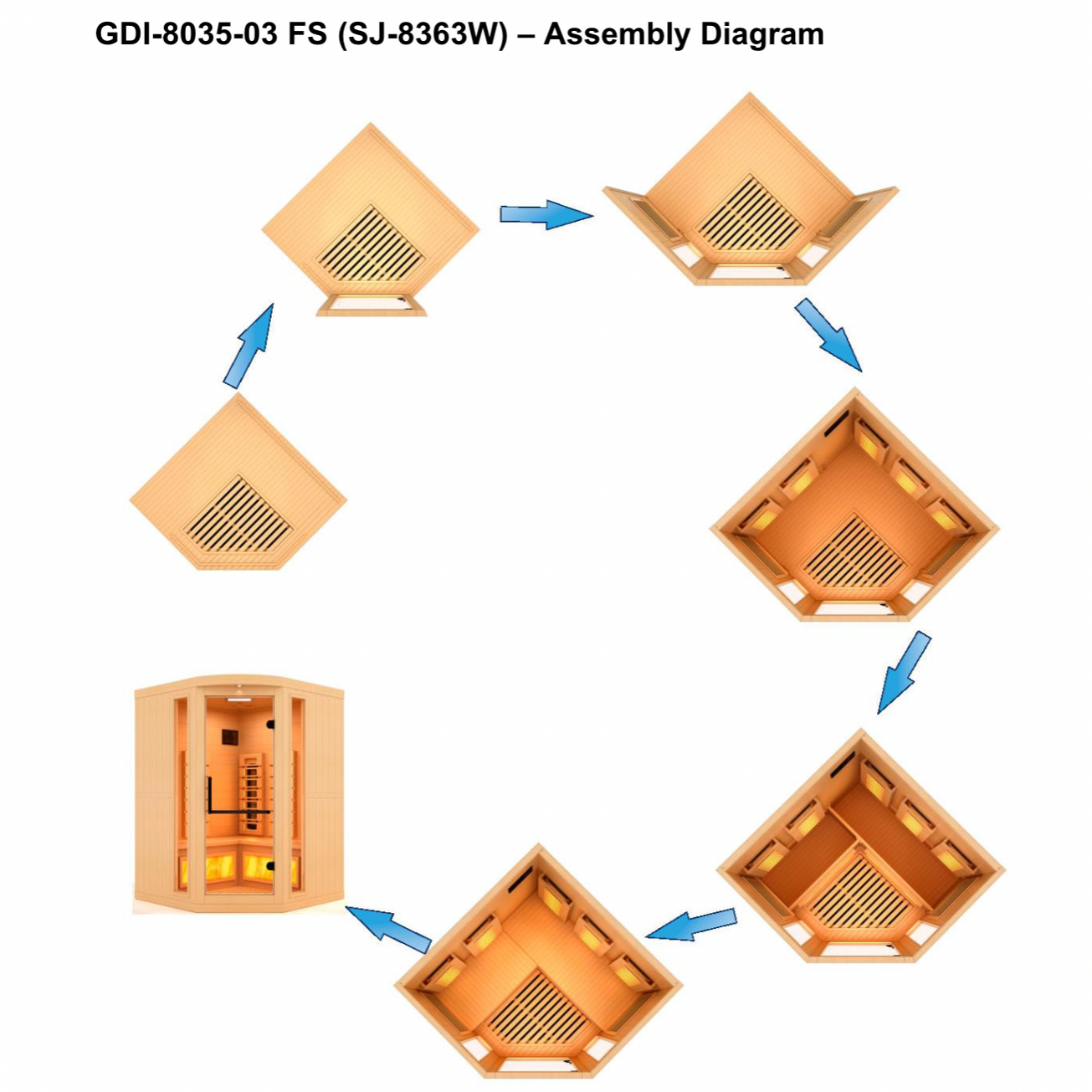 Golden Designs 3-Person Corner 2025 Reserve Edition GDI-8035-03 Full Spectrum with Himalayan Salt Bar