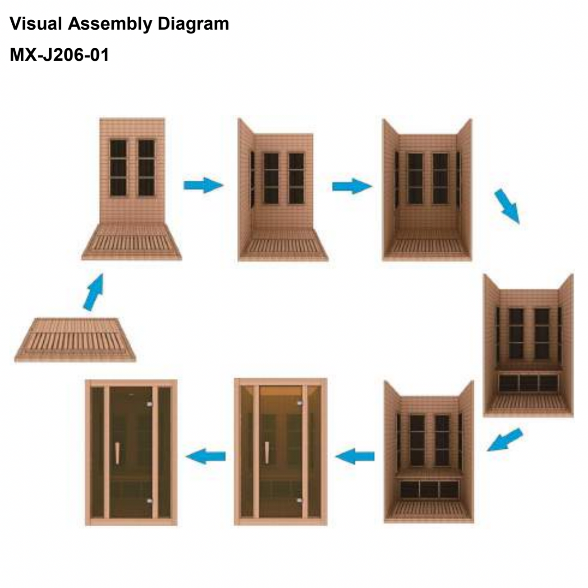Maxxus "Seattle" 2-Person Low EMF FAR Infrared Sauna  Canadian Hemlock MX-J206-01