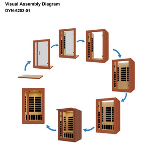 Dynamic Cordoba Elite 2-person Ultra Low EMF FAR Infrared Sauna - DYN-6203-01 Elite