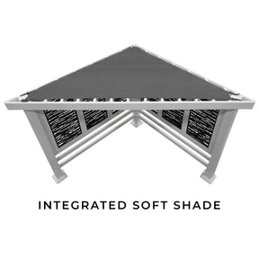Richmond Modern Steel Cabana Pergola