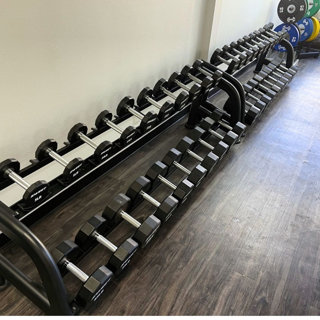 Sweet Dumbbell Set 5-100 lb (Rack sold seperately)