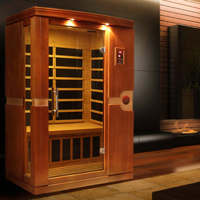 Dynamic "Venice" 2-person Low EMF FAR Infrared Sauna DYN-6210-01
