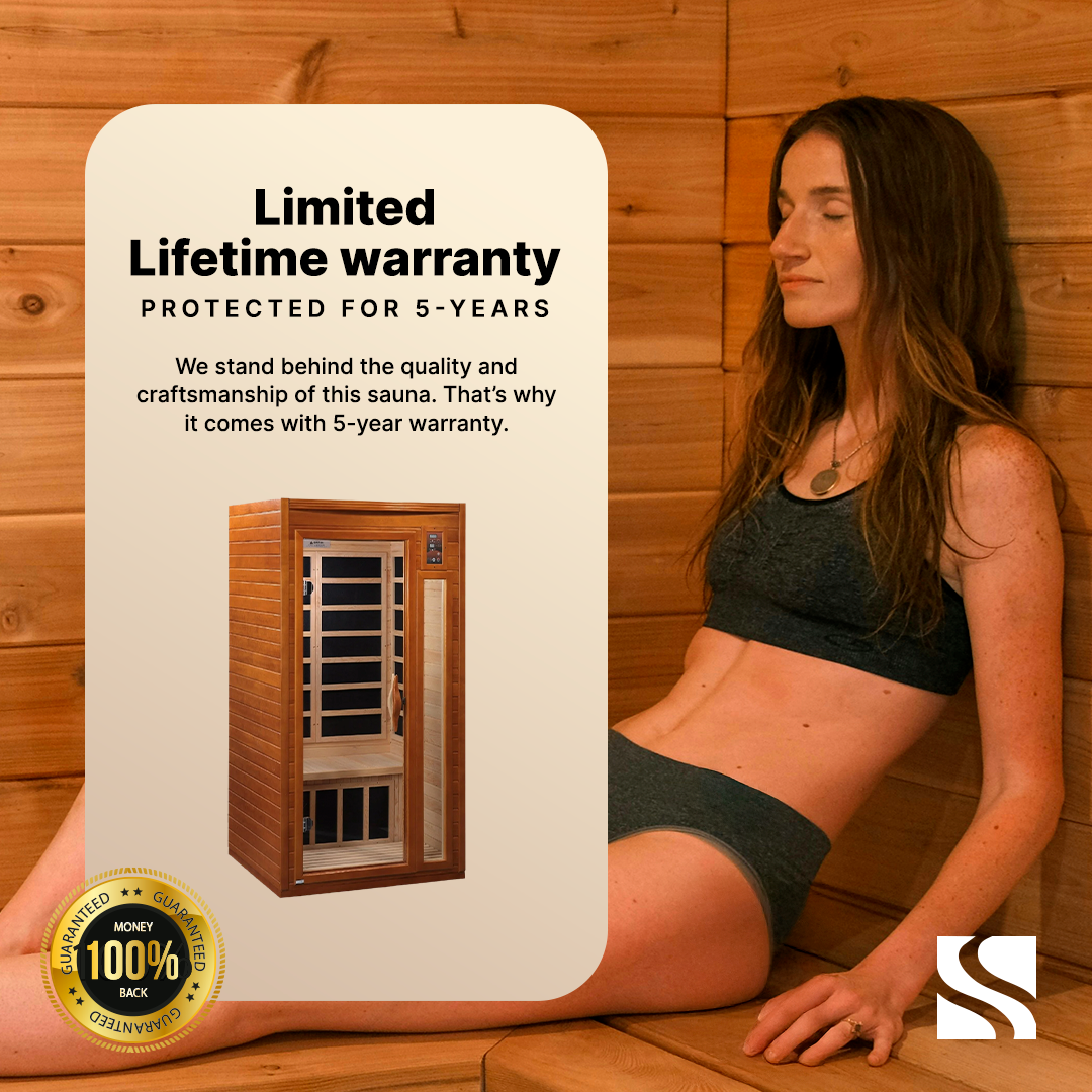 Dynamic "Venice" 2-person Low EMF FAR Infrared Sauna DYN-6210-01