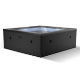 Wave Garda | 4-Person Eco Foam Hot Tub | Integrated Heater | Charcoal Black