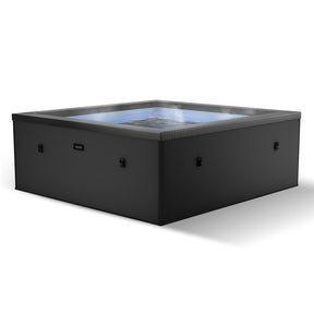 Wave Garda | 4-Person Eco Foam Hot Tub | Integrated Heater | Charcoal Black