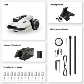 MAMMOTION YUKA Perimeter Wire Free Robot Lawn Mower