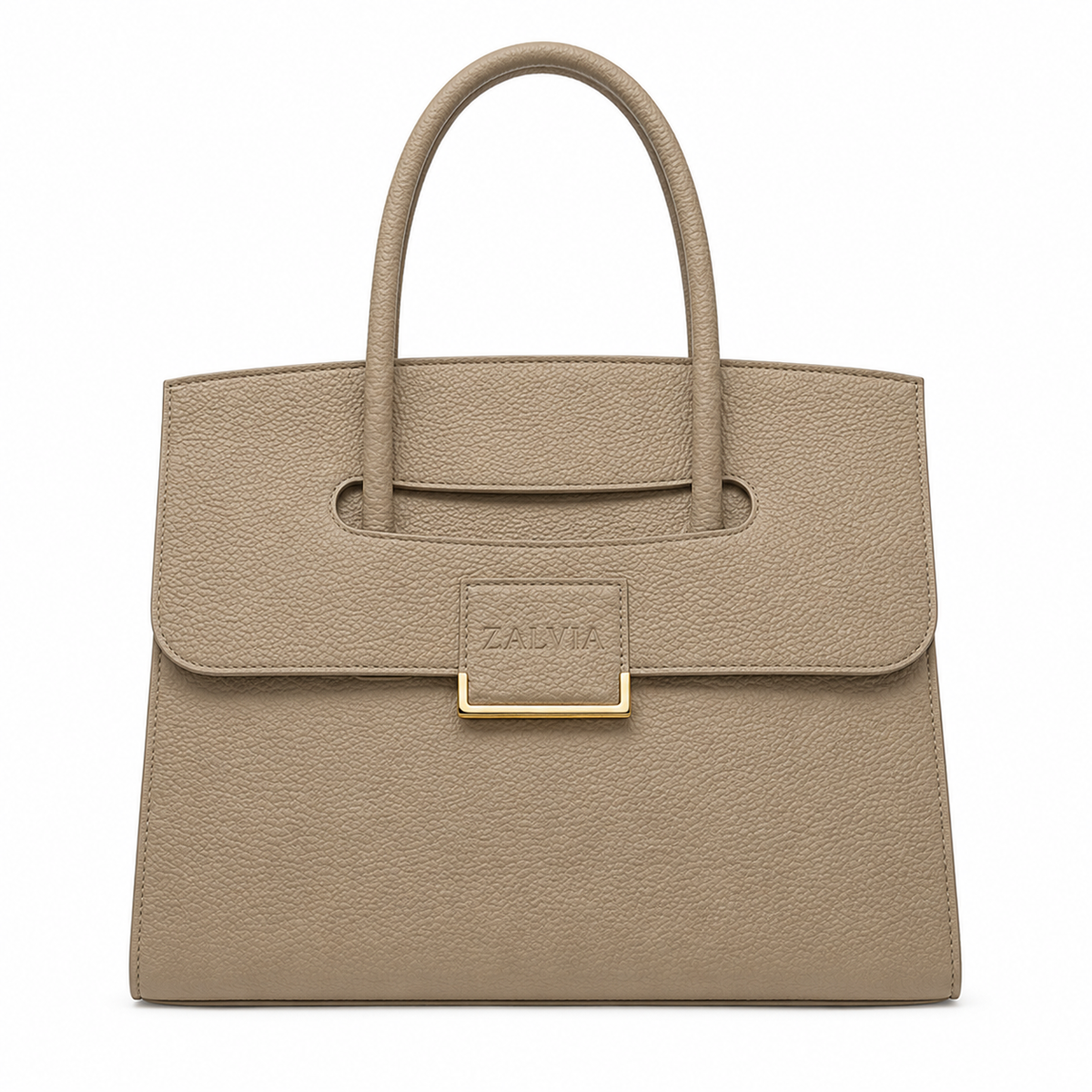 Structured Top Handle Handbag