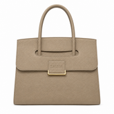 Structured Top Handle Handbag