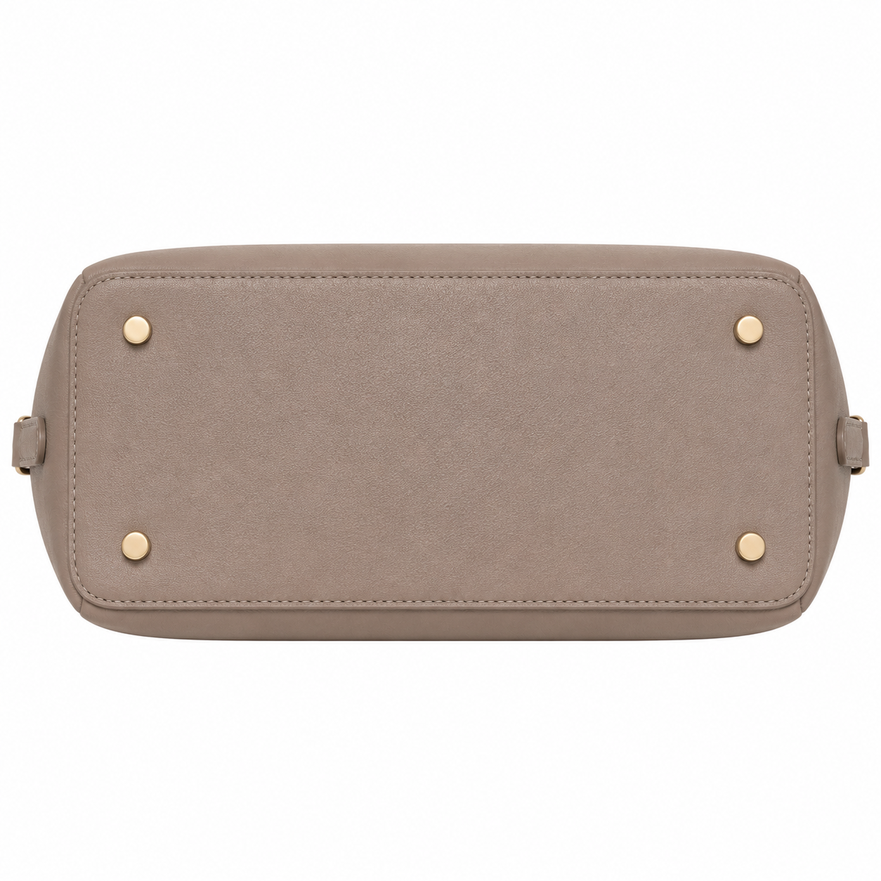 Zalvia Women’s Taupe Gold-Clasp Convertible Carryall Handbag