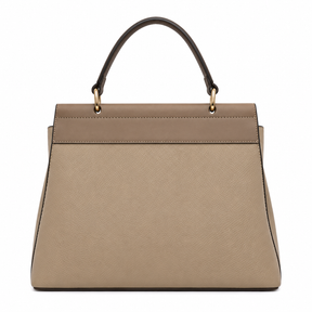Zalvia Women’s Taupe and Brown Handbag