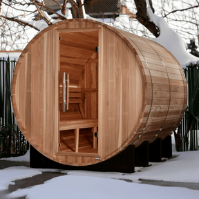 Golden Designs "Klosters" 6 Person Barrel Traditional Sauna GDI-B006-01