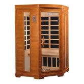 Dynamic Heming Elite 2-person Corner Ultra Low EMF FAR Infrared Sauna - DYN-6225-02 Elite
