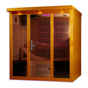Dynamic Monaco 6-person Ultra Low EMF FAR Infrared Sauna - DYN-6996-01 Elite