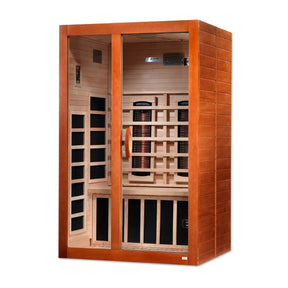 Dynamic "Santiago" 2-person Full Spectrum Near Zero EMF FAR Infrared Sauna DYN-6209-03 FS