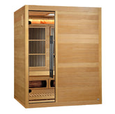 Golden Designs 2025 Soria GDI-8330-01 3 Person Hybrid Indoor Sauna.