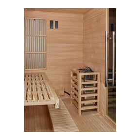 Golden Designs 2025 Soria GDI-8330-01 3 Person Hybrid Indoor Sauna.