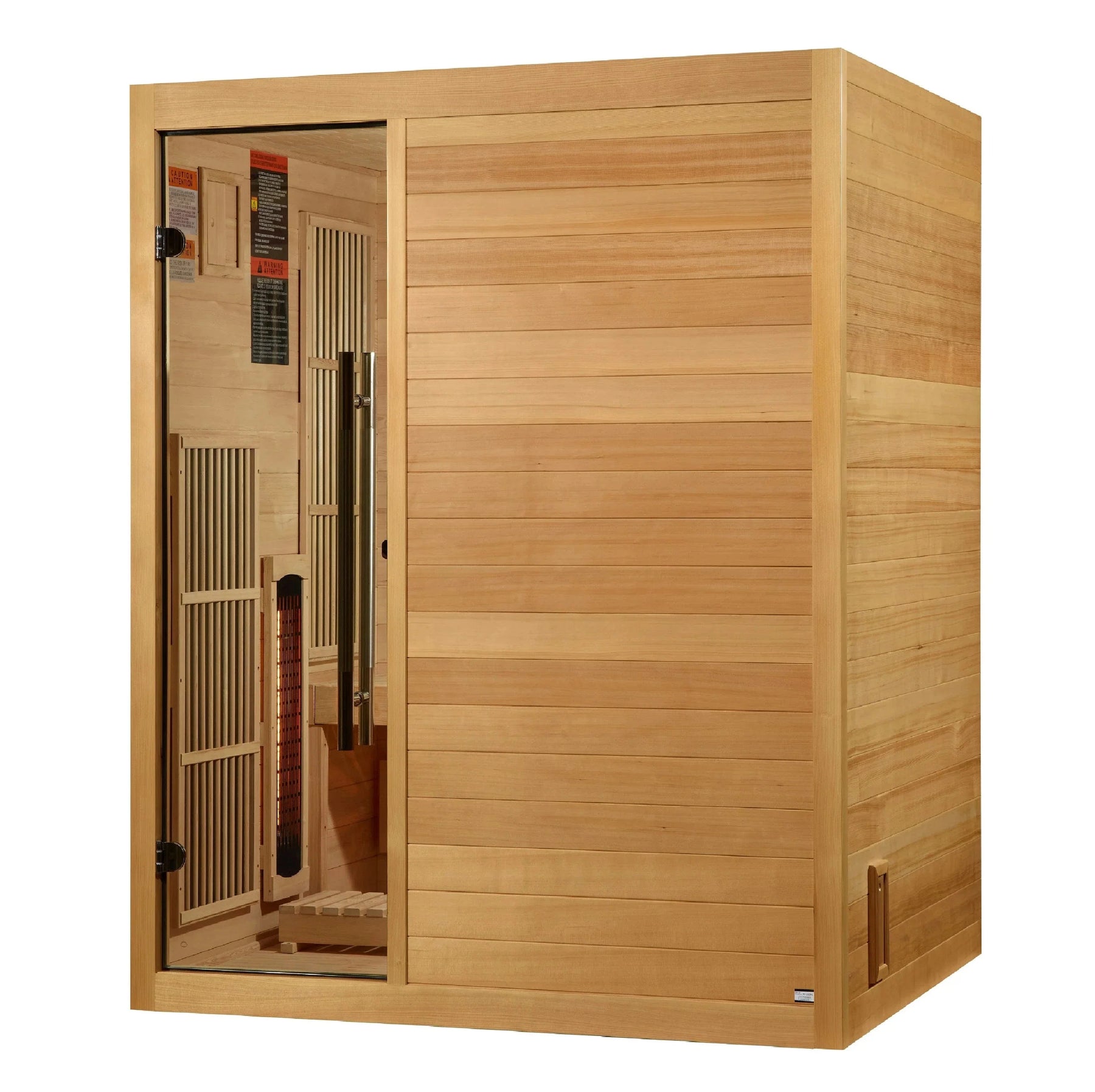Golden Designs 2025 Soria GDI-8330-01 3 Person Hybrid Indoor Sauna.