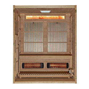 Golden Designs 2025 Soria GDI-8330-01 3 Person Hybrid Indoor Sauna.
