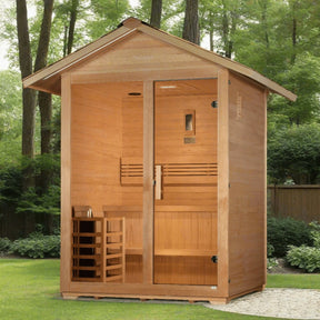 Golden Designs "Arlberg" 3 Person Traditional Outdoor Sauna GDI-8103-01