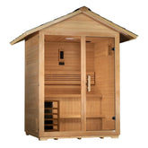 Golden Designs "Arlberg" 3 Person Traditional Outdoor Sauna GDI-8103-01