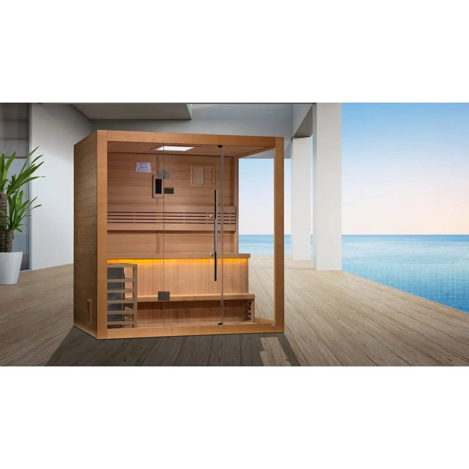 Golden Designs "Forssa Edition" 3 Person Indoor Traditional Sauna GDI-7203-01