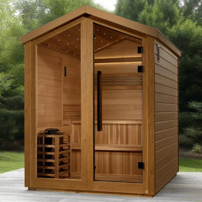 Golden Designs Kaarina 6 Person Outdoor Traditional Sauna GDI-8506-01