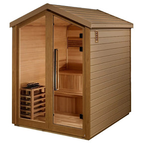 Golden Designs Kaarina 6 Person Outdoor Traditional Sauna GDI-8506-01