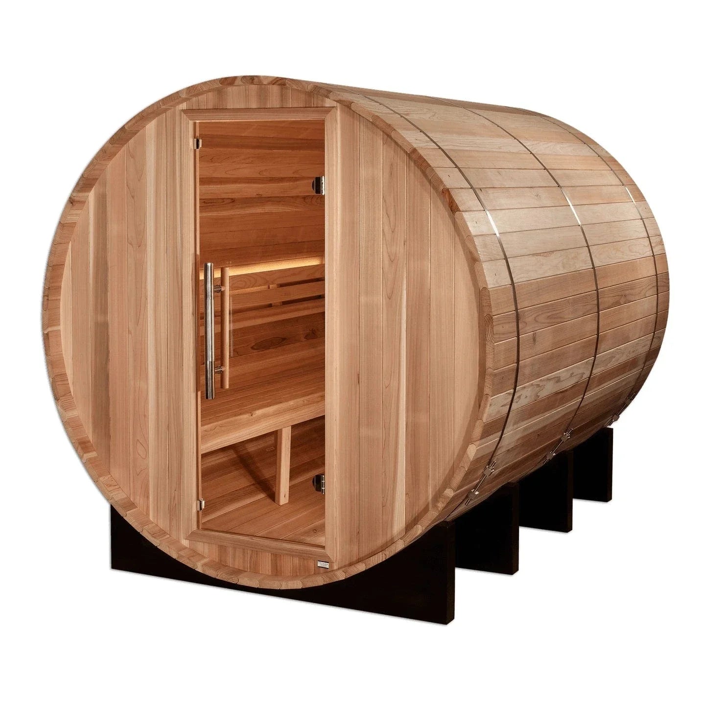 Golden Designs "Klosters" 6 Person Barrel Traditional Sauna GDI-B006-01