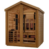 Golden Designs Loviisa 3 Person Hybrid Outdoor Sauna GDI-8523-01