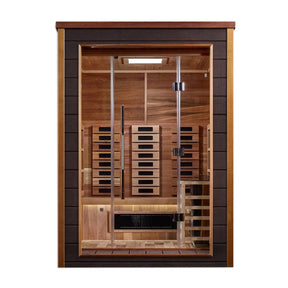 Golden Designs Nora 2 Person Hybrid Outdoor Sauna GDI-8222-01