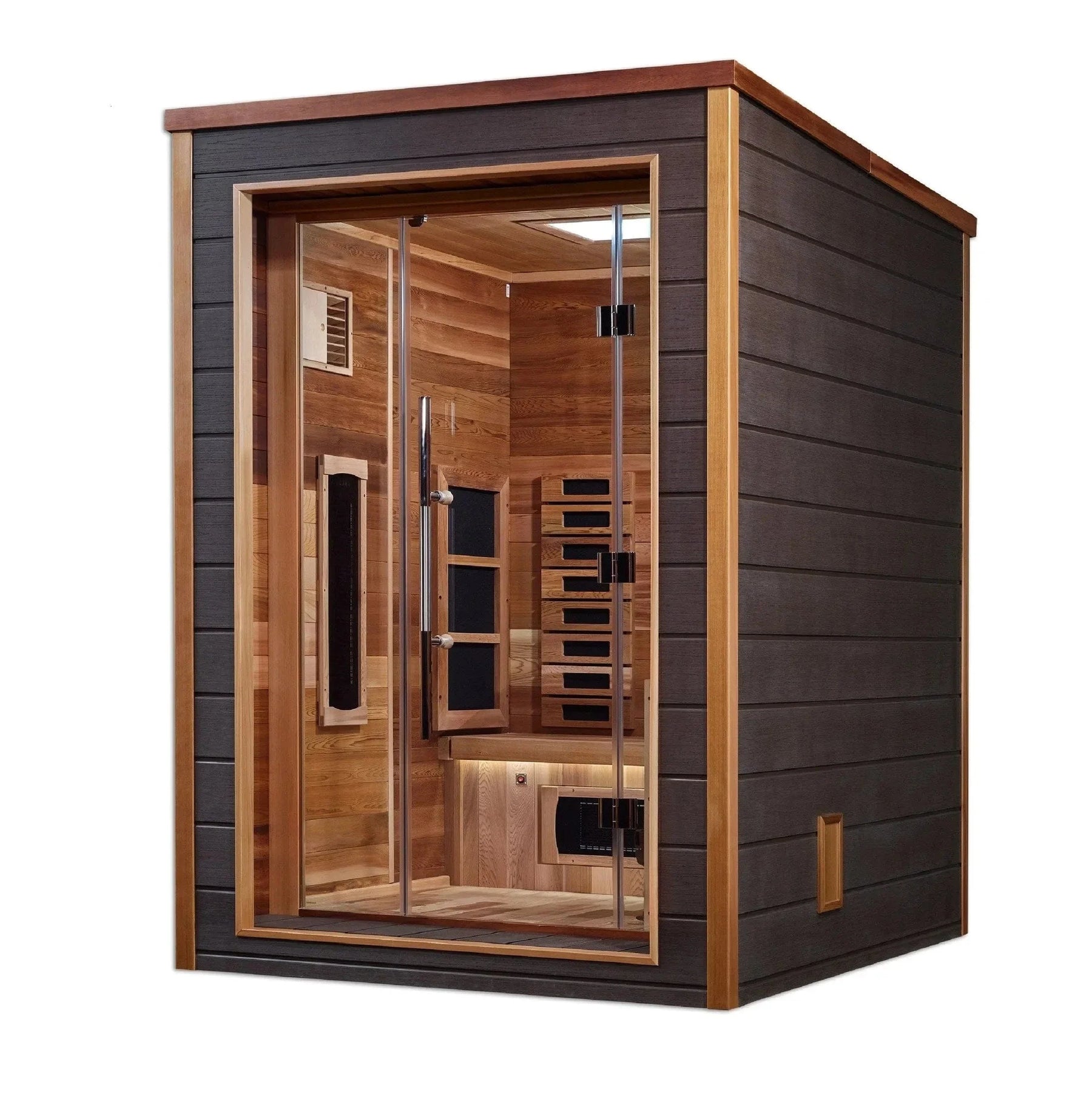 Golden Designs Nora 2 Person Hybrid Outdoor Sauna GDI-8222-01