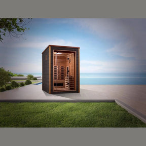Golden Designs Nora 2 Person Hybrid Outdoor Sauna GDI-8222-01