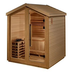 Golden Designs Savonlinna 3 Person Outdoor Traditional Sauna GDI-8503-01