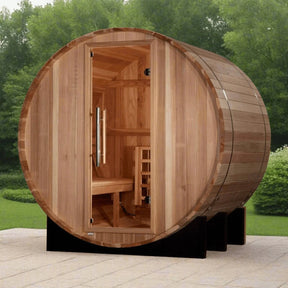 Golden Designs "St. Moritz" 2 Person Barrel Traditional Sauna  GDI-B002-01