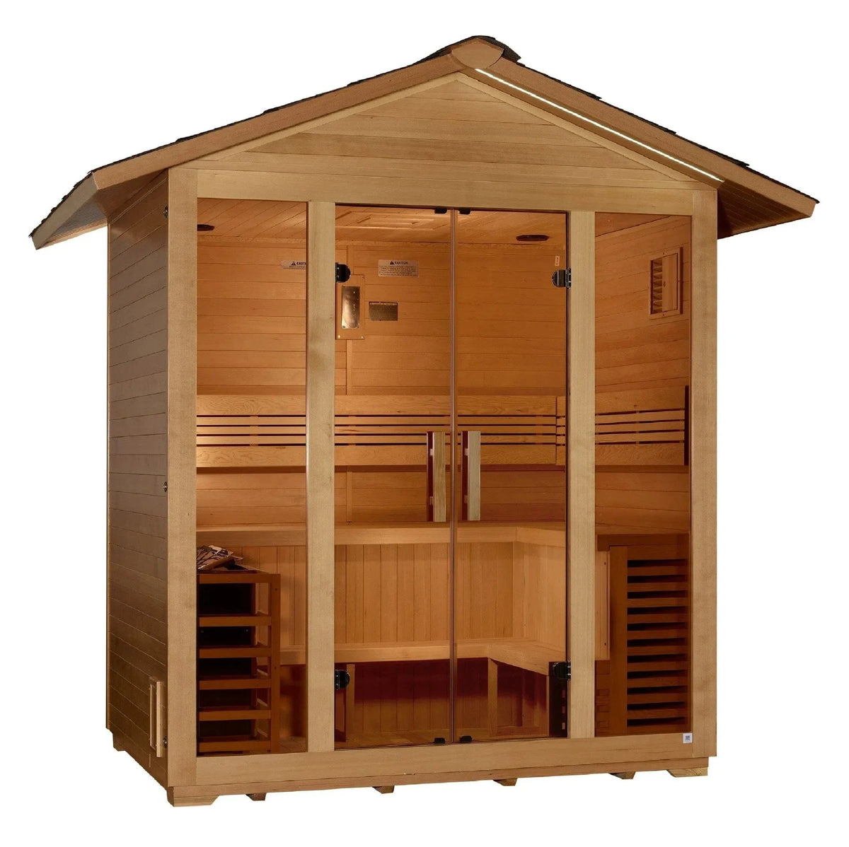 Golden Designs "Vorarlberg" 5 Person Traditional Outdoor Sauna GDI-8105-01