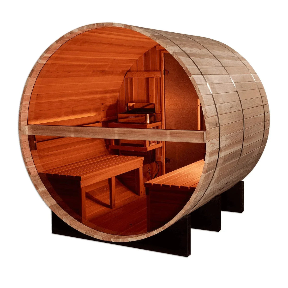 Golden Designs "Zurich" 4 Person Barrel Traditional Sauna GDI-B024-01