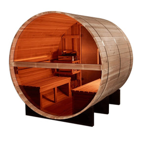 Golden Designs "Zurich" 4 Person Barrel Traditional Sauna GDI-B024-01