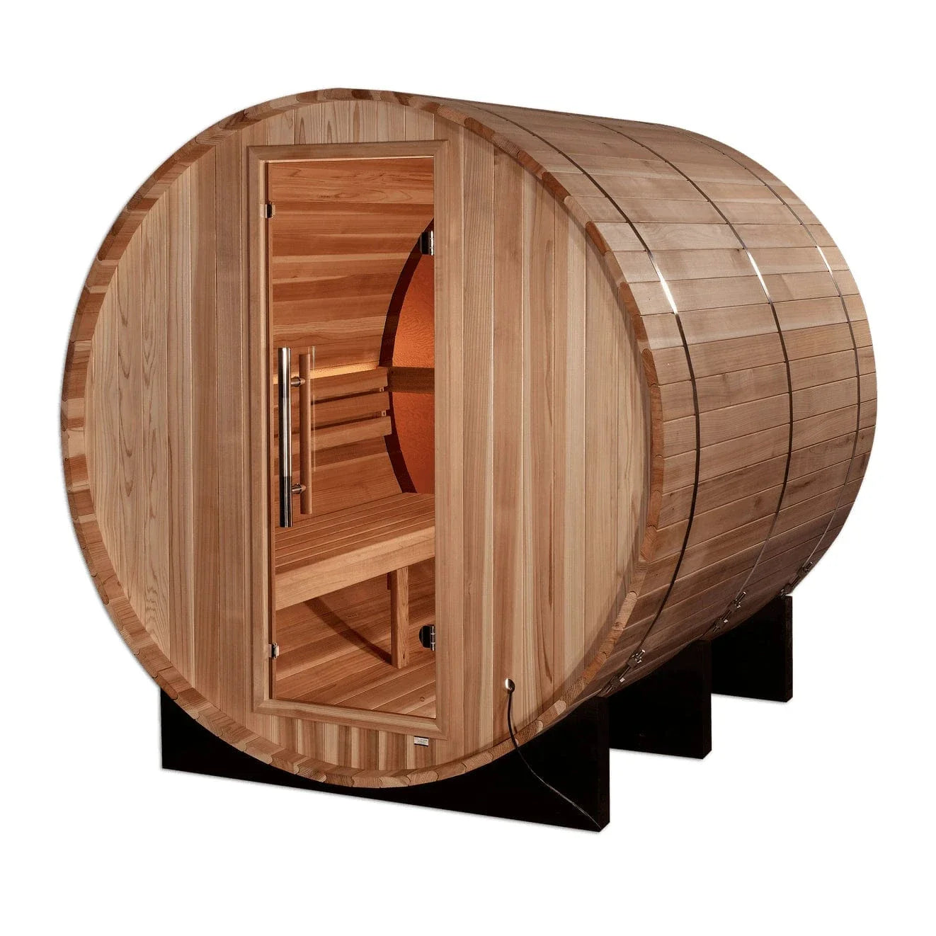 Golden Designs "Zurich" 4 Person Barrel Traditional Sauna GDI-B024-01