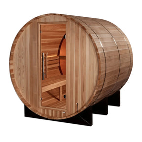 Golden Designs "Zurich" 4 Person Barrel Traditional Sauna GDI-B024-01
