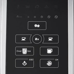 De’Longhi – Dinamica TrueBrew Over Ice Fully Automatic Coffee and Espresso Machine- Chrome and Black