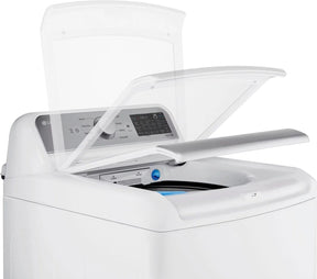 LG – 5.5 Cu. Ft. Smart Top Load Washer with TurboWash3D – White