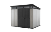 Keter Artisan 9×7 Foot Large Outdoor Shed with Floor with Modern Design for Patio Furniture