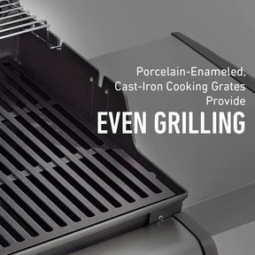 Weber 47510001 Spirit E-310 3-Burner Natural GAS Black Bundle with Generic Grill Cover Barbecue Drip Pans Set of 3