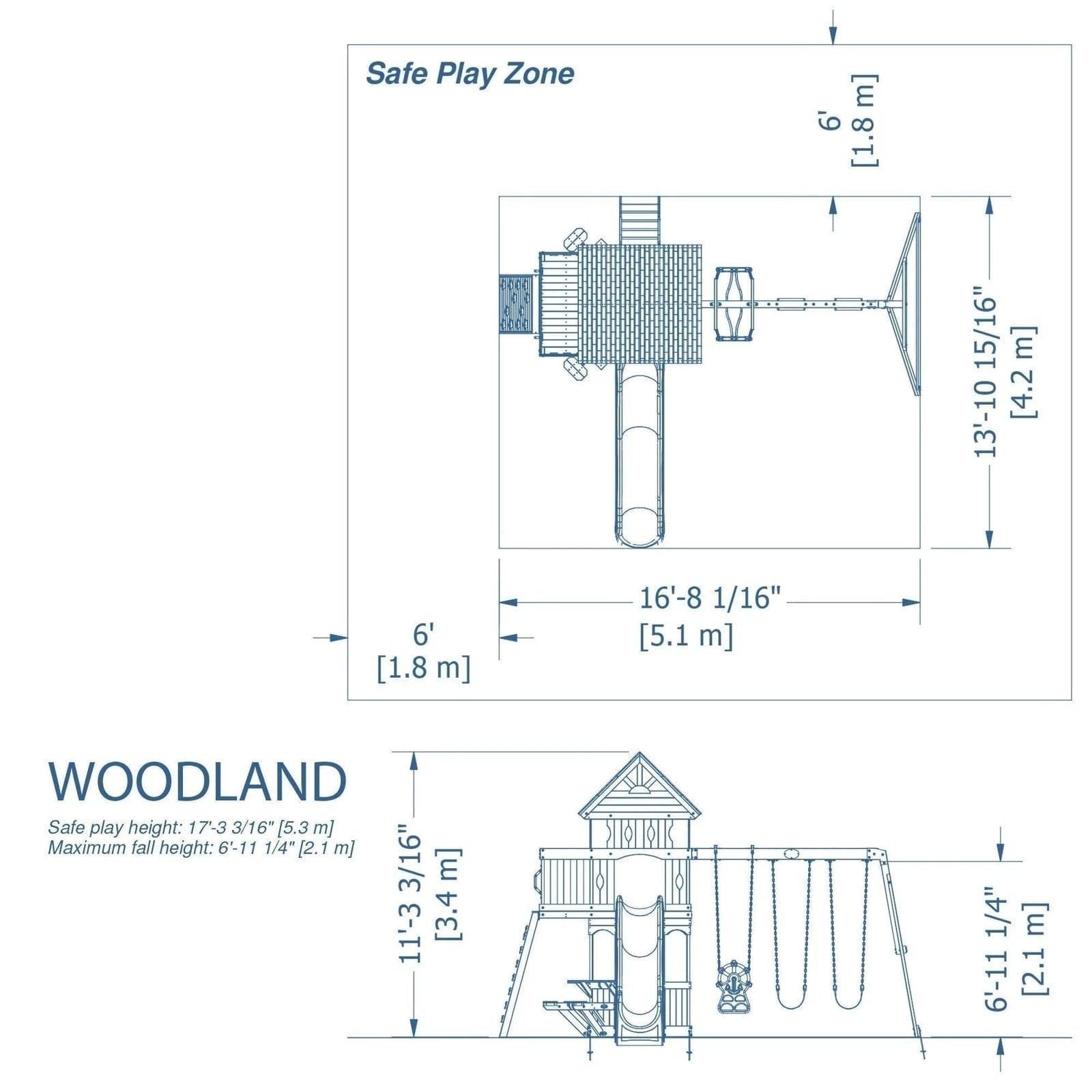 Woodland Swing Set