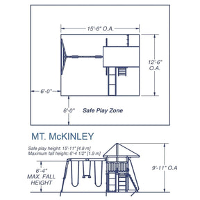 Backyard Discovery McKinley Mount Swing Set