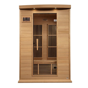 Maxxus 2-Person Near Zero EMF FAR Infrared Sauna Canadian Hemlock MX-K206-01-ZF