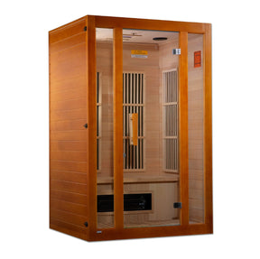 Maxxus 2-Person "Aspen" Dual Tech Low EMF FAR Infrared Sauna Canadian Hemlock MX-J206-02S